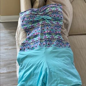 One piece bathing suit